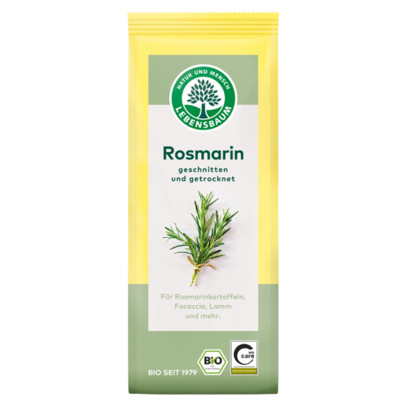 Lebensbaum Bio Rosmarin, geschnitten und getrocknet