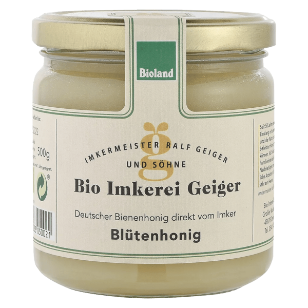 Bio Imkerei Geiger Økologisk honning af blomsterblomster