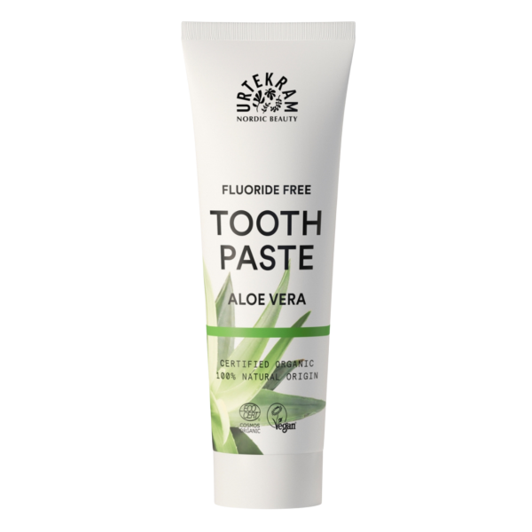 Urtekram Tandpasta aloe vera uden fluorid, 75 ml