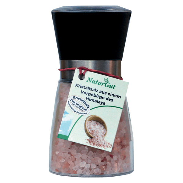 NaturGut Pink krystalsalt salt saltmølle