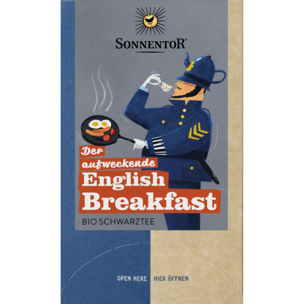 Sonnentor Bio Der aufweckende English Breakfast Tee 32,4 g, Doppelkammerbeutel
