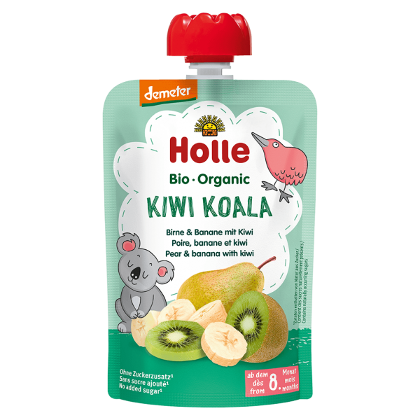 Holle Økologisk Kiwi Koala, pære banan kiwi