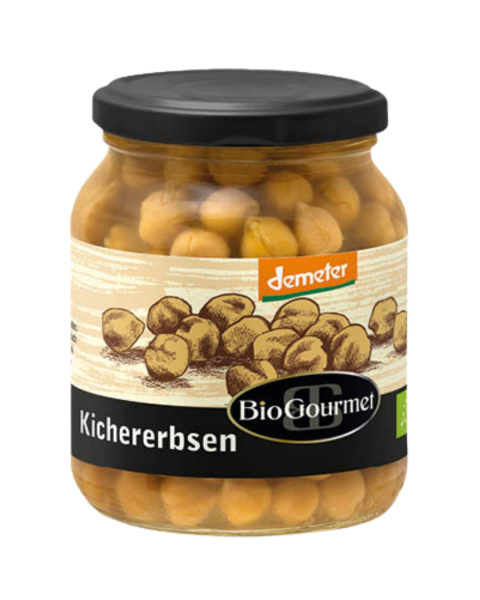 BioGourmet Bio Kichererbsen gekocht, 400g