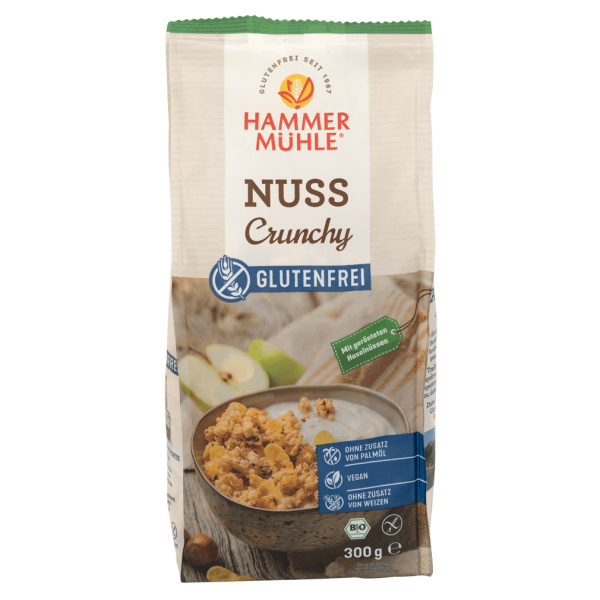 Hammer Mühle Økologisk nøddecrunchy glutenfri, 300 g