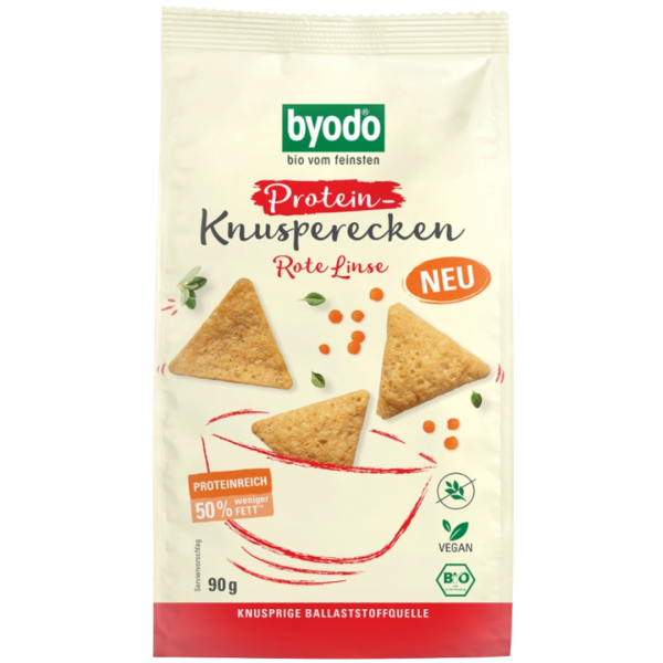 byodo Bio Protein Knusperecken Rote Linse