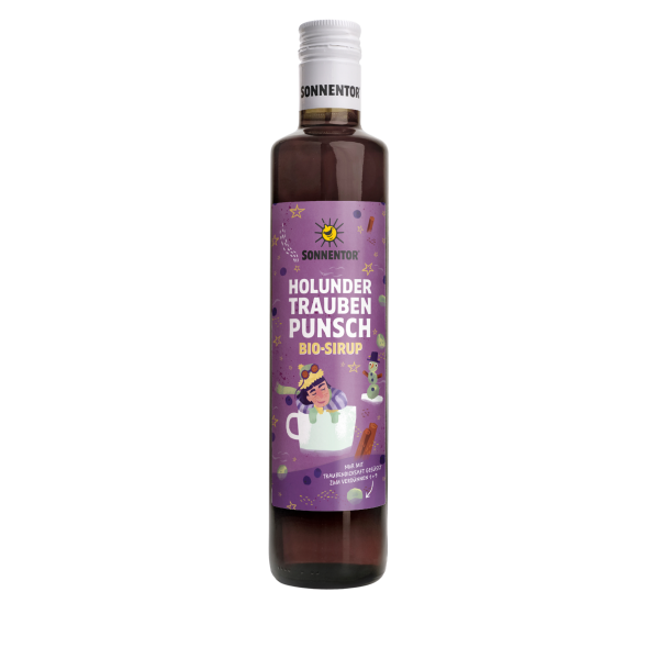 Sonnentor Bio Holunder-Trauben Punsch Sirup