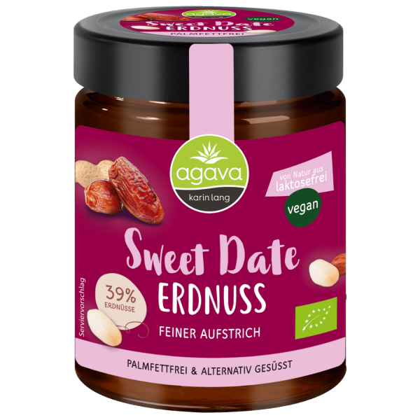agava Bio Sweet Date Erdnuss