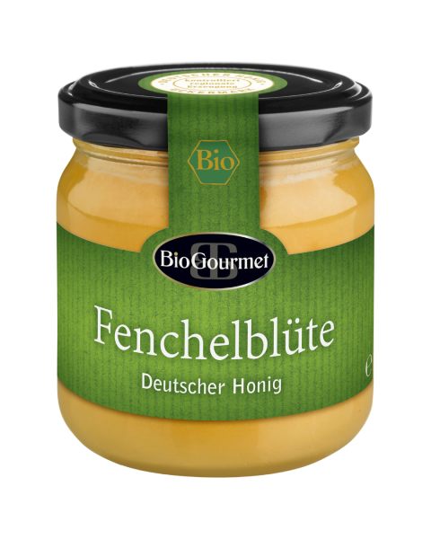 BioGourmet Bio Fenchelblüte Deutscher Honig, 250g