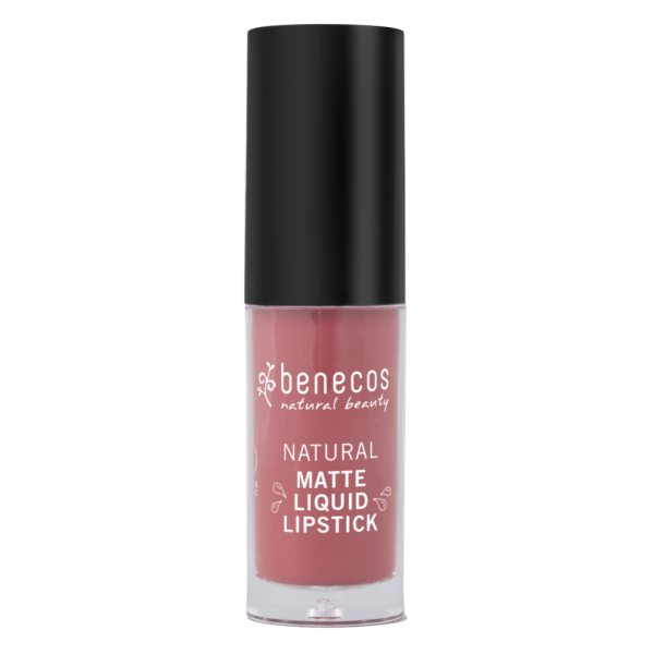 Benecos Matte Liquid Lipstick rosewood romance