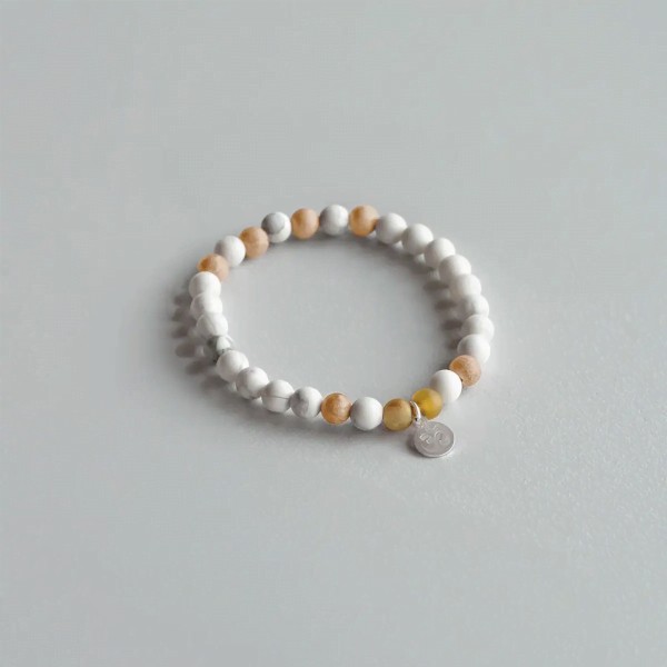 Spirit of Om Armband Howlith