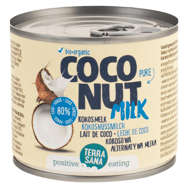 TerraSana Økologisk kokosmælk 80%