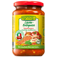 Rapunzel Bio Tomatensauce Linsen-Bolognese, vegan Rapunzel Bio Tomatensauce Linsen-Bolognese, vegan