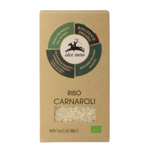 Alce Nero Økologisk Carnaroli risottoris fra Italien, 500g