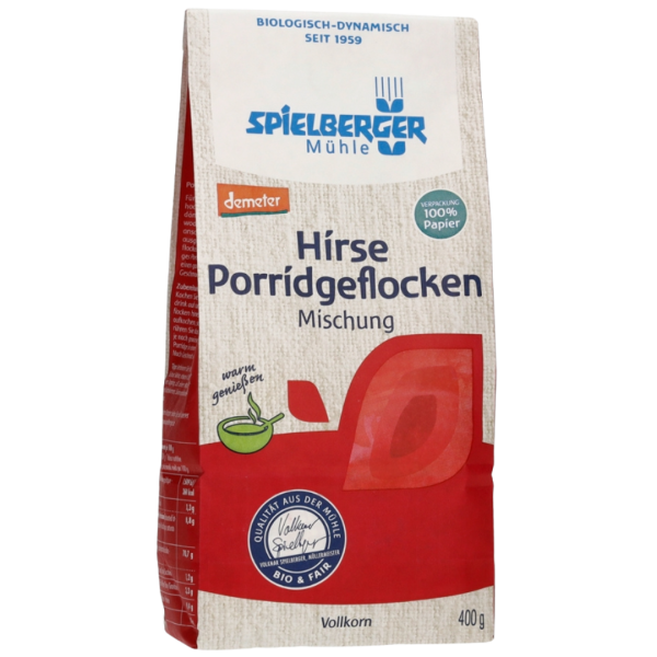 Spielberger Bio Hirse Porridgeflocken Mischung