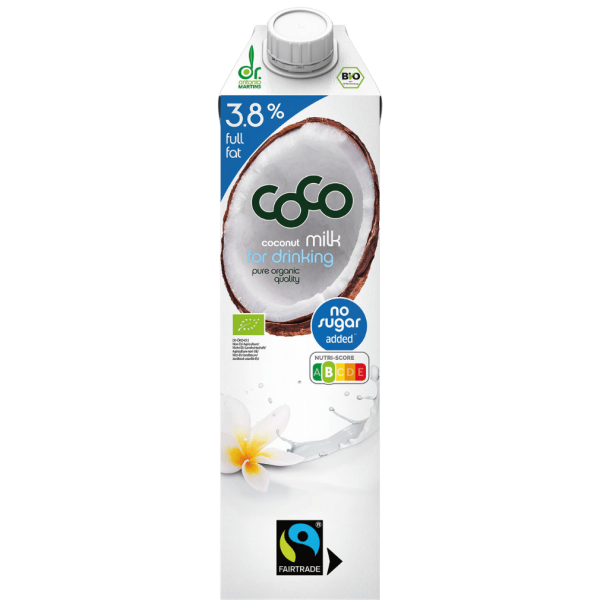 Dr. Antonio Martins Økologisk kokosmælk ren 3,8%