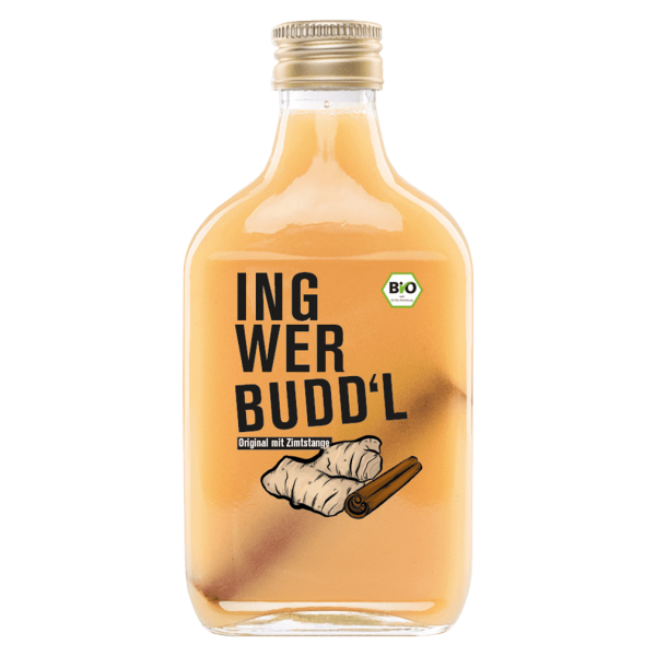 Ingwer Budd&#039;l Økologiske ingefærshots Original med kanelstang
