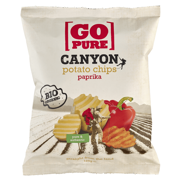 GoPure Økologiske Canyon Chips Paprika