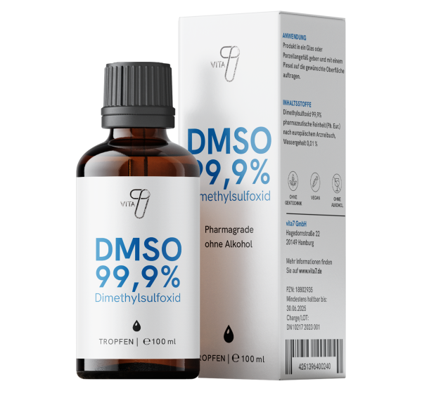vita7 DMSO (Dimethylsulfoxid), Pharmaqualität MHD 30.06.2025