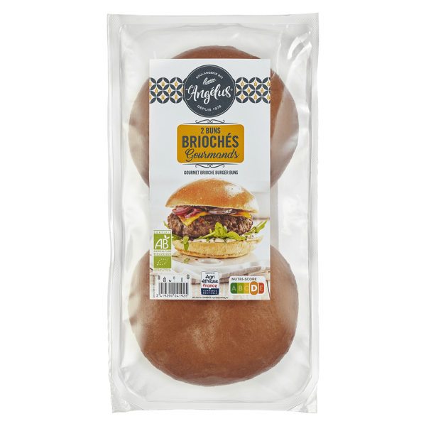 L&#039;Angélus Økologiske brioche-burgerboller