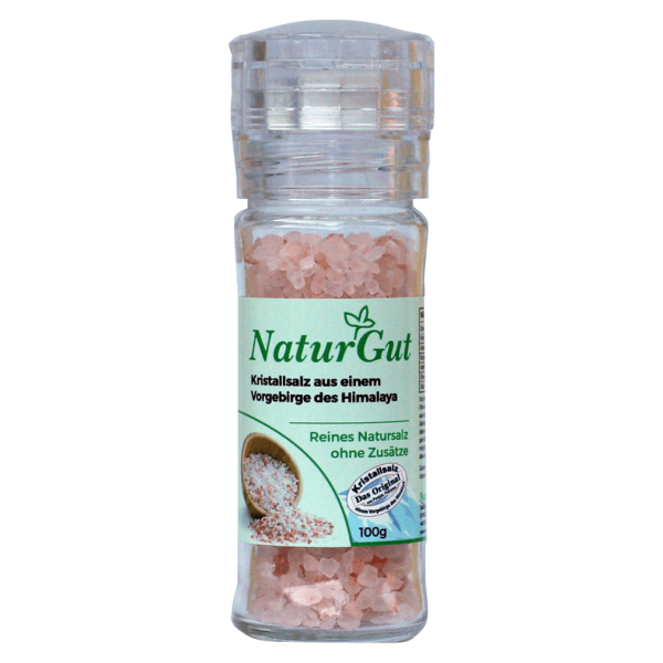 NaturGut Pink krystalsalt salt saltmølle