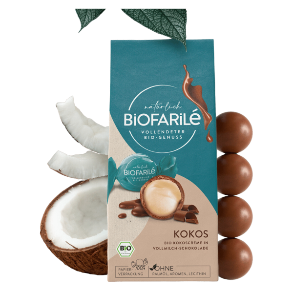 BIOFARILé Økologisk kokosnøddecreme i mælkechokolade