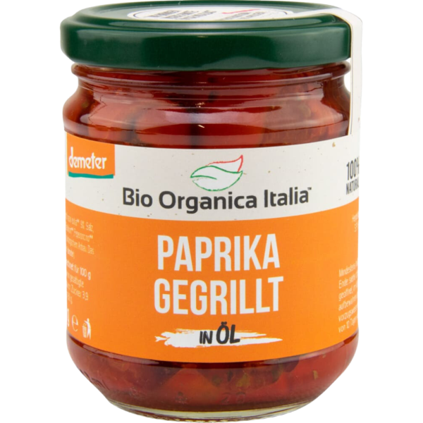 Bio Organica Italia Økologiske grillede peberfrugter i olie