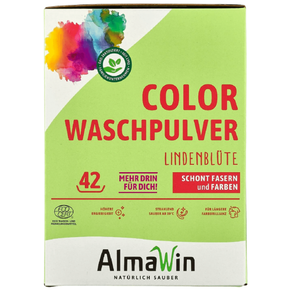 AlmaWin Farve vaskepulver Lime Blossom