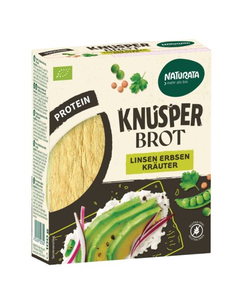 Naturata Bio Knusperbrot Linsen Erbsen mit Kräuter