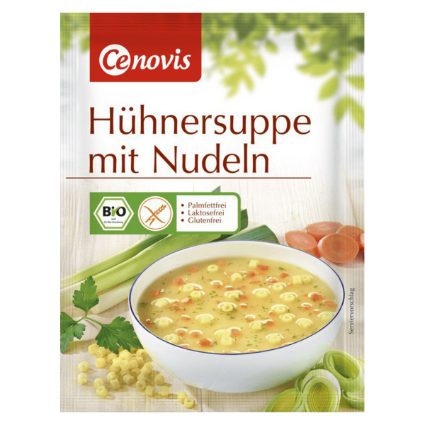 Cenovis Økologisk kyllingesuppe med nudler