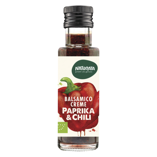 Naturata Balsamico-creme med peberfrugt og chili, økologisk, 100 ml