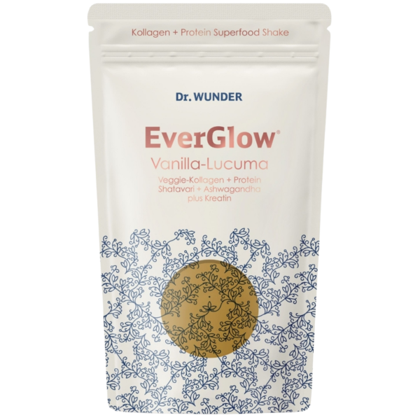 Dr. Wunder EverGlow Vanilla-Lucuma kollagen + superfood-shake