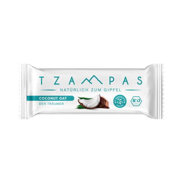 Tzampas Økologisk havrebar Coconut Oat – Der Träumer, 40 g