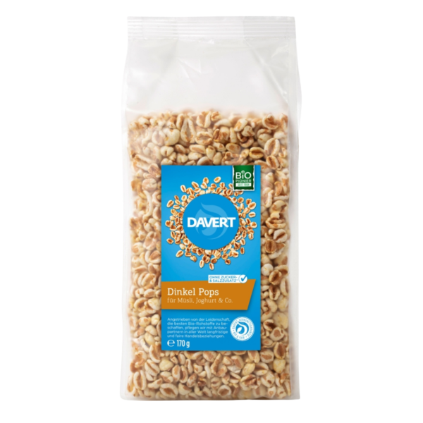 Davert Davert speltpops pustet, økologiske