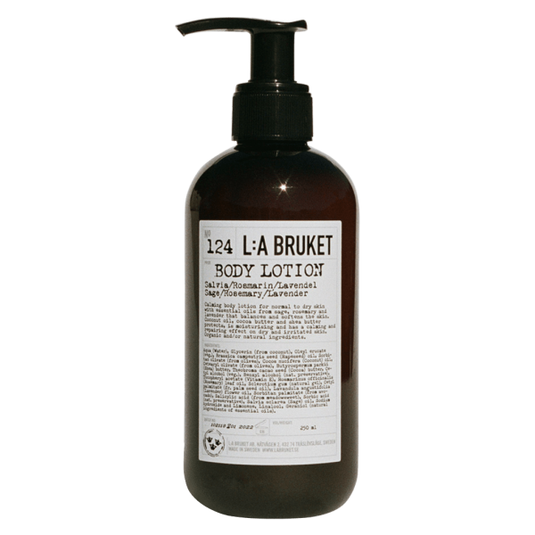 L:a Bruket 124 Body Lotion, salvie / rosmarin / lavendel