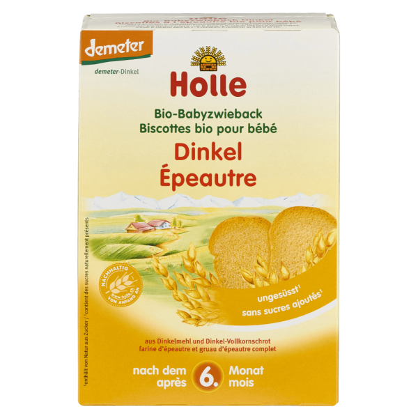 Holle Økologiske babyrugkerner spelt, 200 g