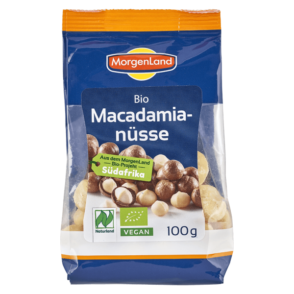 MorgenLand Økologiske macadamianødder, ikke ristede