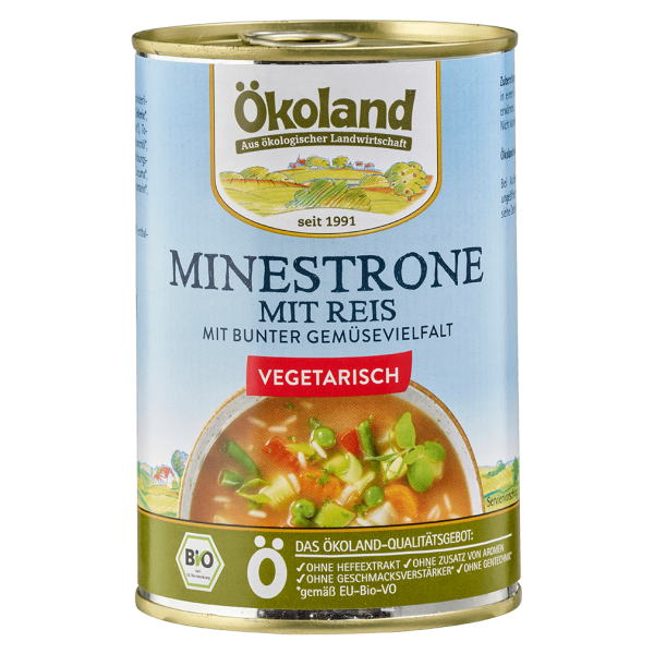 Ökoland Økologisk minestrone med ris