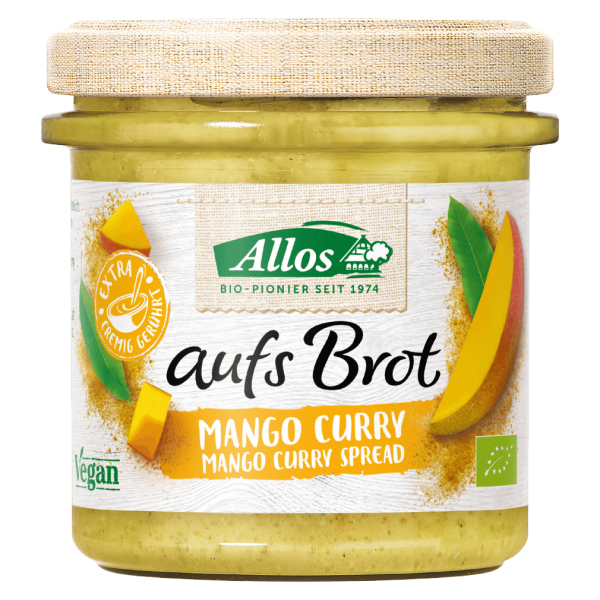 Allos Bio Aufs Brot Mango Curry