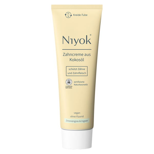 Niyok Økologisk kokosolie med citrongræs og ingefær Tandpasta