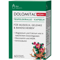 Doc Nature’s DOLOMITAL® MSM+ Teufelskralle Kapseln Doc Nature’s DOLOMITAL® MSM+ Teufelskralle Kapseln