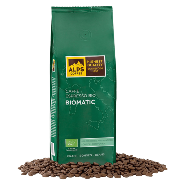 Alps Coffee Bio Biomatic, Espresso, hele bønner