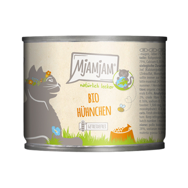 MjAMjAM Bio Katzen Nassfutter Hühnchen