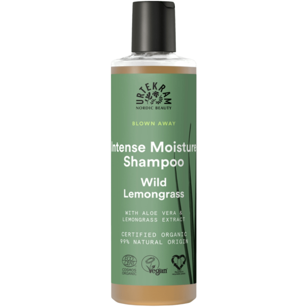 Urtekram Lemongrass shampoo til fugt, 250 ml