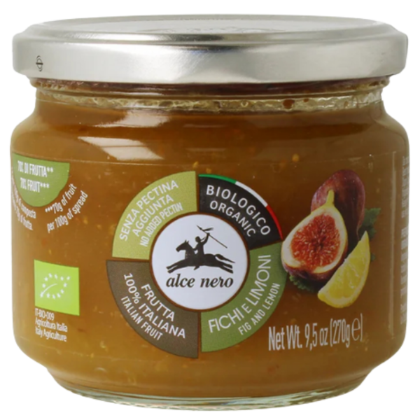Alce Nero Økologisk frugtspecialitet figen-citron, 270g