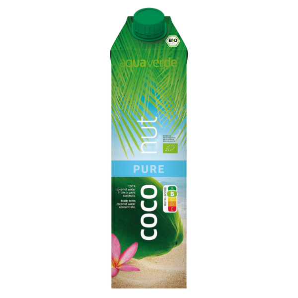 aqua verde Økologisk kokosvandkoncentrat rent