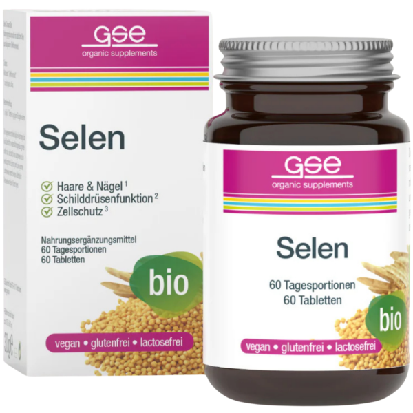 GSE Organic Selenium Compact 60 tabletter