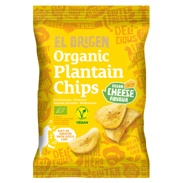 el Origen Økologiske plantain chips med paprika