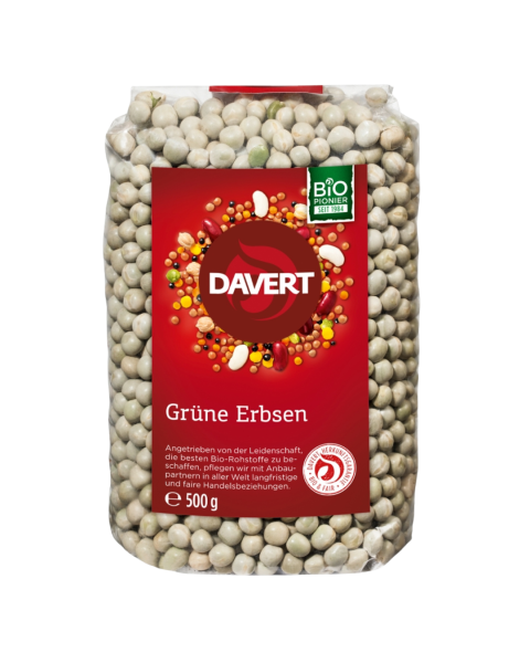 Davert Bio Grüne Erbsen