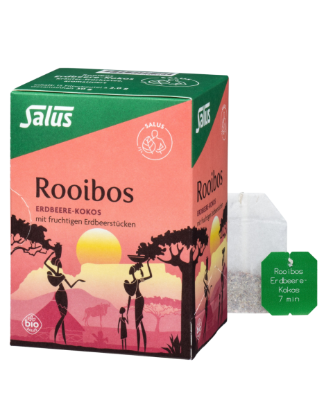 Salus Økologisk Rooibos jordbær-kokosnød