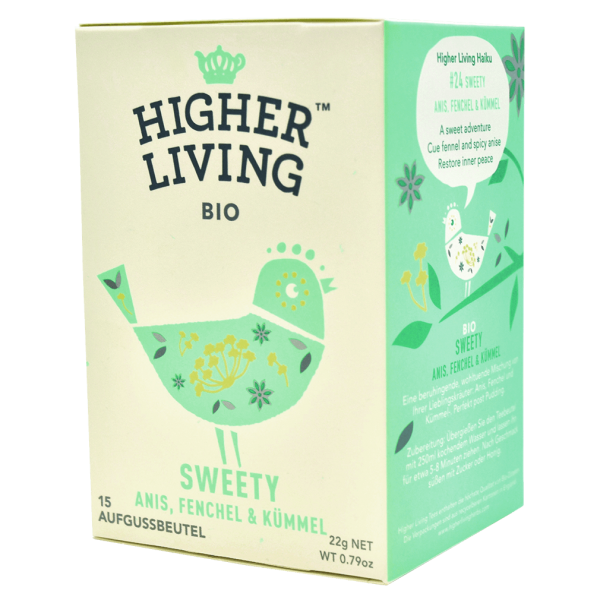 Higher Living Økologisk Sweety, 15Btl